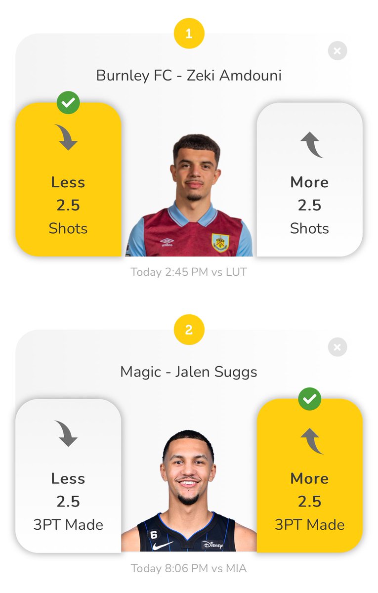 NoodowProps's tweet photo. ⚽️PARLAYPLAY SLIP🏀

Really confident in the Suggs/Zeki slip and I like the other as well 😈 Tail up ❤️

USE MY CODE FOR 100$ DEPOSIT BONUS AND 5$ FREE GAME
https://t.co/WBJOBdNpWy

Join @SpideyParlay's 🆓 Discord for MORE PICKS!🔥
➡️ https://t.co/qz53kypsdx ⬅️

#PropBets #DFS https://t.co/BZwQe95XJJ