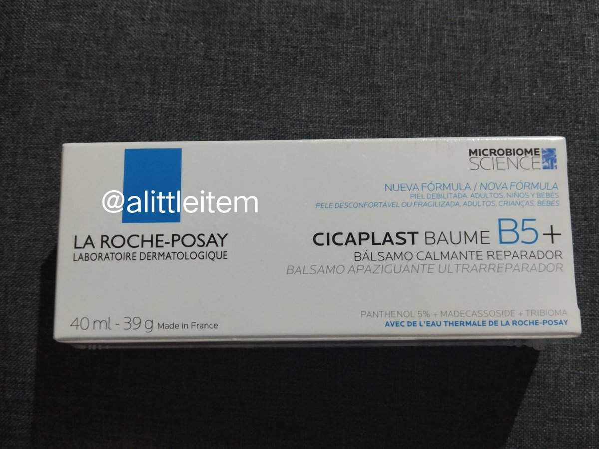 alittleitem's tweet photo. La Roche-Posay CICAPLAST BAUME B5+ 40ml. 
ของใหม่ จาก official ผลิต 04/23 
💵 350 บ. รวมส่ง   

#สกินแคร์ #ส่งต่อคสอมือสอง #ส่งต่อ #ส่งต่อสกินแคร์มือสอง #สกินแคร์เกาหลี #ส่งต่อเครื่องสําอาง #สกินแคร์พร้อมส่ง https://t.co/27GpfR4CK4