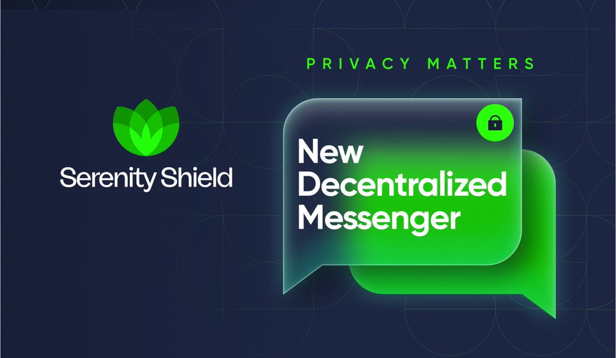 SerenityStech's tweet image. finance.yahoo.com/news/serenity-…

Big news – we're thrilled to introduce a game-changing feature: #decentralized private messaging integrated into #StrongBox®! This upgrade transforms @SerenityShield_ into a one-stop #privacy hub, blending secure data storage and confidential