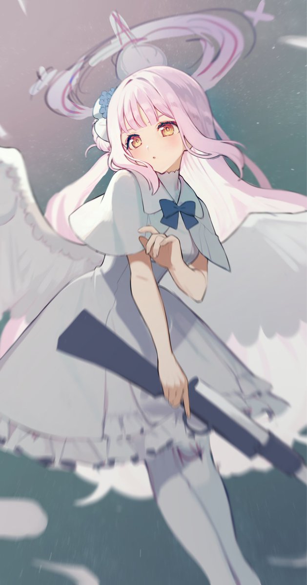 聖園ミカ(ブルアカ) 「描いてる途中で力尽きた落書きミカ」|瀬川るな🌒🎀のイラスト