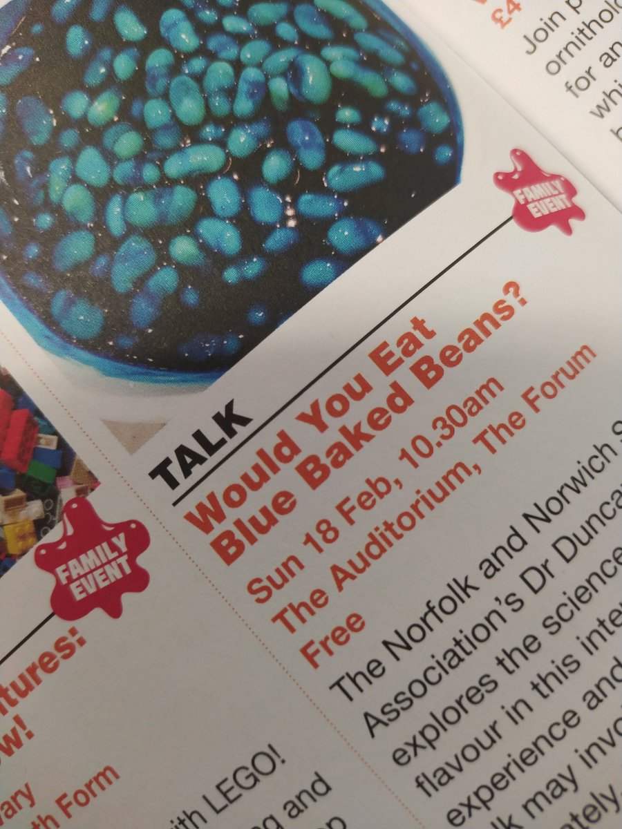 DrDunkyJim's tweet image. Picked a copy of the @NorwichSciFest programme from @TheForumNorwich. What a brilliant range of talks and events! Modesty should prevent me from highlighting any one in particular.....but...😀 #ShamelessPlug #FreeEvent #SciComm