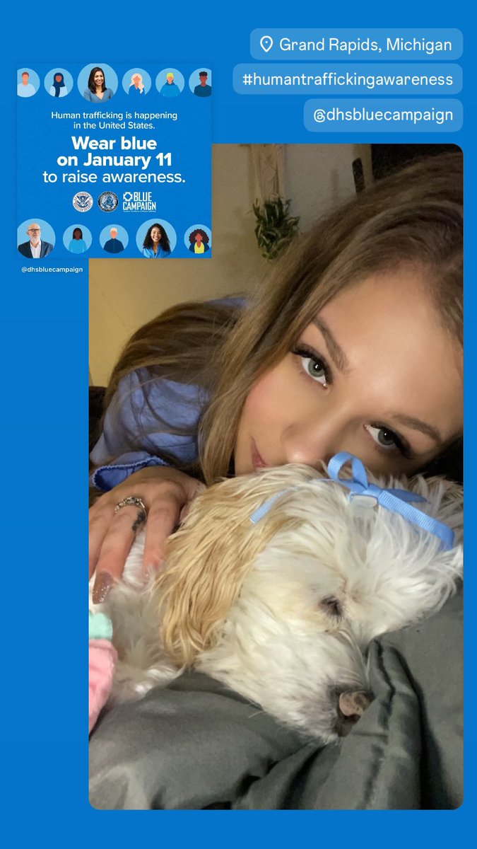 littybritty0211's tweet photo. Little late to post but you best believe my sleepy princess and I represented  💙

#WearBlueDay #HumanTraffickingAwareness 

@DHSBlueCampaign https://t.co/lIZd1wTDc2