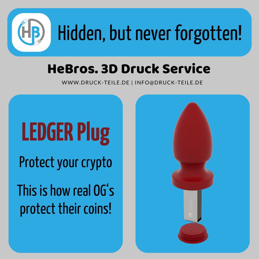 🚀 Introducing the 3D-printed Ledger Plug! 💼🔒 A sleek hideaway for your Ledger, blending style with security. Safeguard your #crypto in an innovative way! 🌐 #Ledger #BTC #ETH

 🔥 Get your own: etsy.com/de/listing/163…