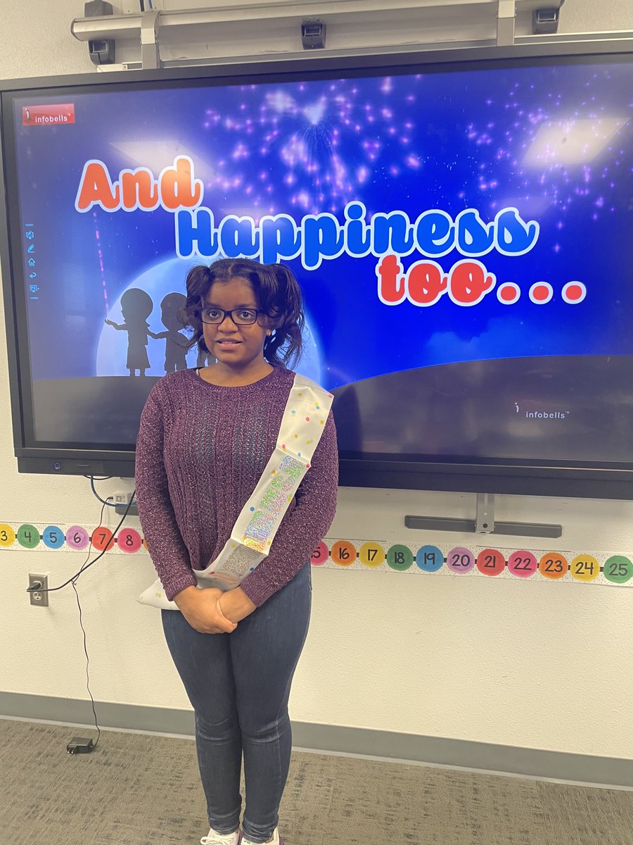 Happiest of Birthdays to our Alayna! 
This little lady shows up every day with a smile and a big high-five for all her friends and teachers. ❤️
What a blessing it is to know her.
<a href="/GrapevineMiddle/">Grapevine Middle</a>