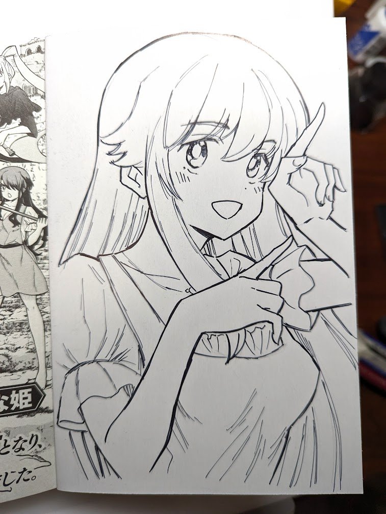 今回はマッキーを使って描いています。 