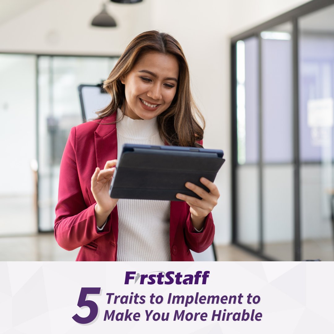 FirstStaff_AR's tweet image. Securing a job can be an intimidating task. With so many qualified applicants, how do you make yourself stand out? Employers want to find someone who is not only competent but also reliable &amp;amp; trustworthy. Here are 5 traits to implement into your lifestyle:firststaffnow.com/2023/08/30/5-t….