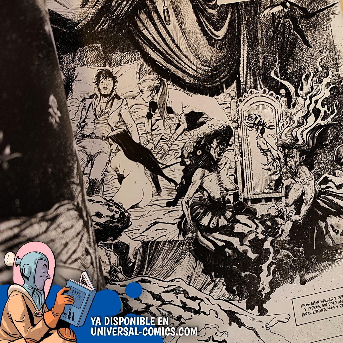 ComicsUniversal's tweet photo. De la mano de @NormaEditorial tenemos estas fantásticas adaptaciones de los grandes clásicos a cómic que está marcándose George Bess: «Drácula» de Bram Stoker y «Frankenstein» de Mary Shelley.
👉 https://t.co/gUa52JanYs
#GeorgeBess #NormaEditorial #novedad2024 https://t.co/ay01Eb1GfU