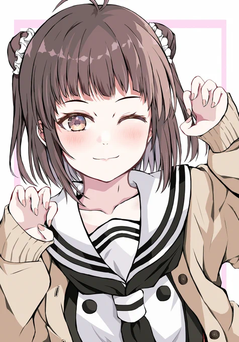 那珂さん表情差分。#那珂 #艦これ 