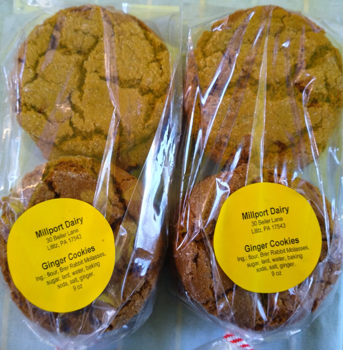 Celebrate #KissAGingerDay with a 6-pack of Ginger Cookies ($3) baked in our Amish kitchen! Today at #UWS 97th Street Greenmarket; Saturdays at #Tribeca.