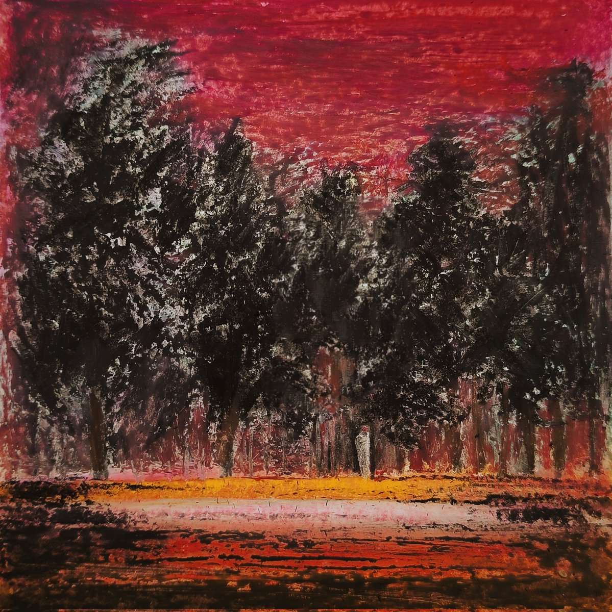 🌲🌙👤

#drawing #painting #sketch #oilpastel #oilpasteldrawing #oilpastelpainting #oilpastelsketch #dailypic #mood #emotions #expressionism #orange #red #trees #road