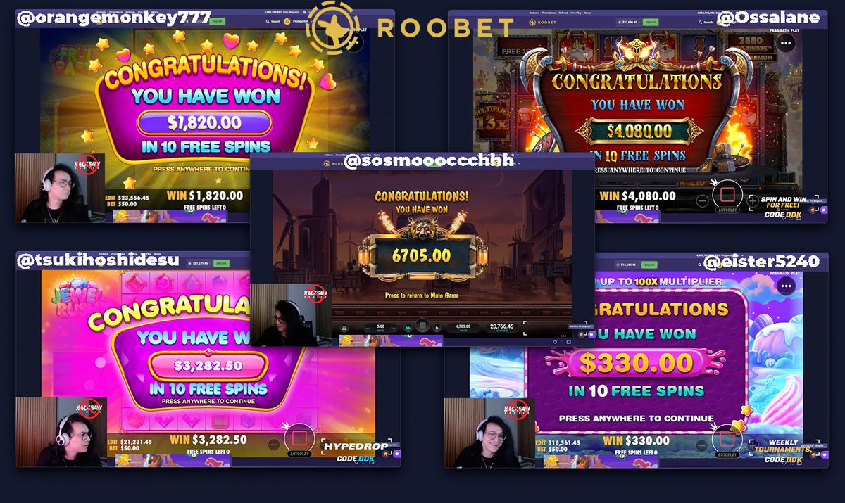 DDKRewards's tweet photo. Congratulations to the winners! 🏆
- @orangemonkey777 
- @Ossalane 
- @tsukihoshidesu 
- @eister5240 
- @sosmoooccchhh 

Your Roobet accounts have been tipped. ��� https://t.co/cJj9nnAQWC