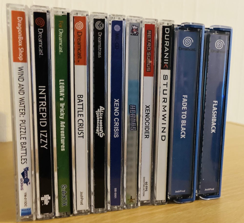 TheDCJunkyard's tweet photo. Dreamcast indie game lovers... this is your weekend! https://t.co/r8Vr3Uh5kg