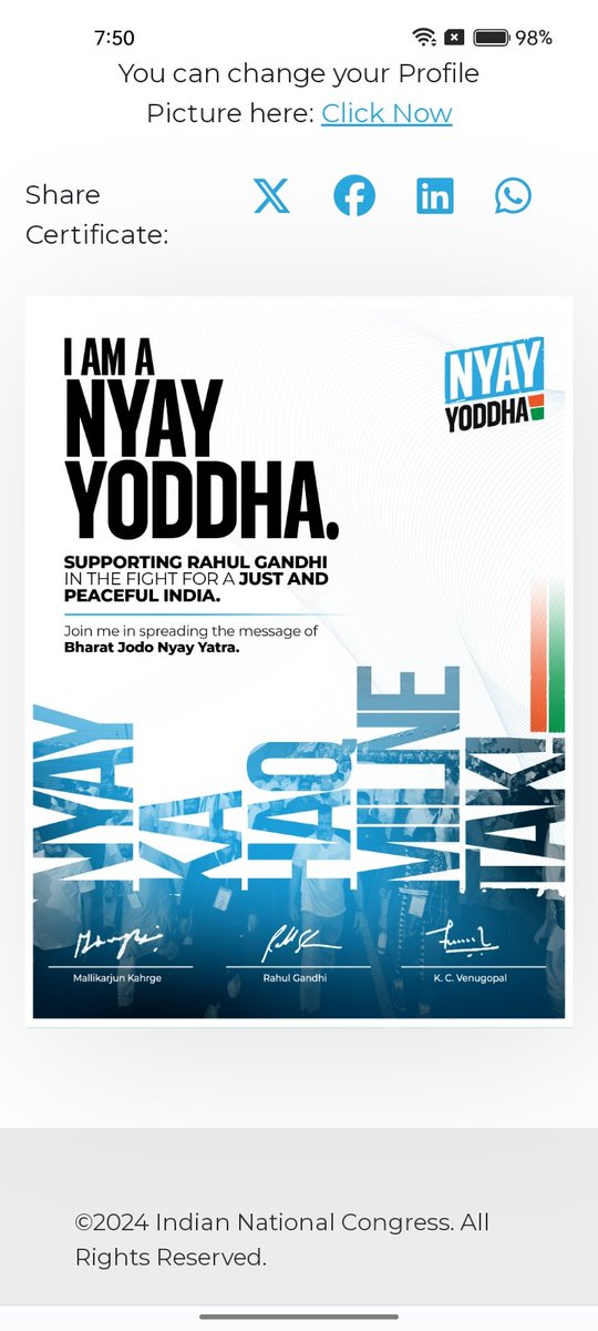 TusharINC's tweet photo. I am a NYAY YODDHA https://t.co/KT7L42txSe