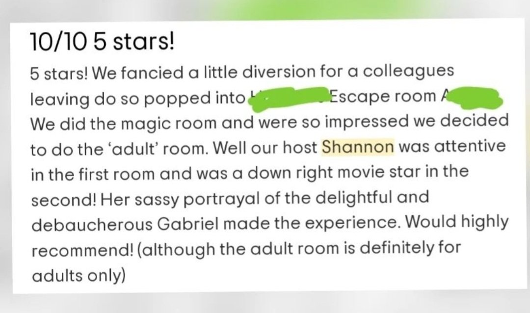 Memories are creeping up, I do MISS this character!