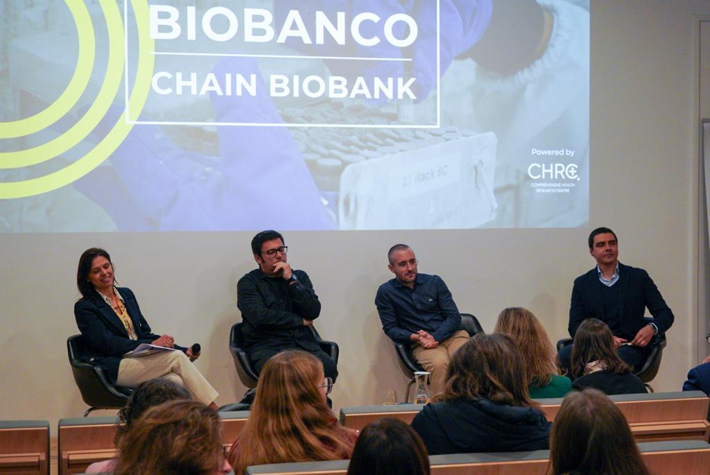nova_medschool's tweet photo. A NOVA Medical School launched the #CHAINBiobank, a bank of human biological samples, available to the entire national and international scientific community. 

Experts gathered to discuss importance of #Biobanks in #health #research and #innovation.

📽️ https://t.co/51AzJv2bXY https://t.co/Af0v5HUqVk