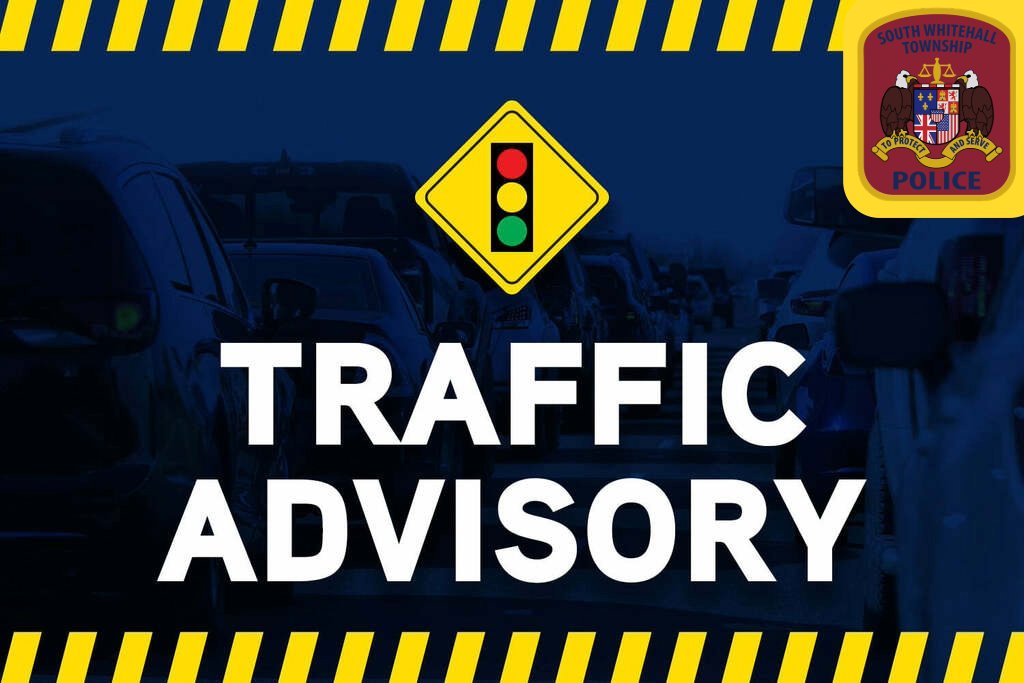 SergeantGrozier's tweet photo. 🚨 🚧TRAFFIC ADVISORY🚧 🚨
Expect traffic delays in the area today due to an event taking place in the Lehigh Valley. Please take caution and obey all road closures and try to have patience. We will open roadways intermittently and will attempt to elevate traffic as quickly https://t.co/6ECqRVC7Gk