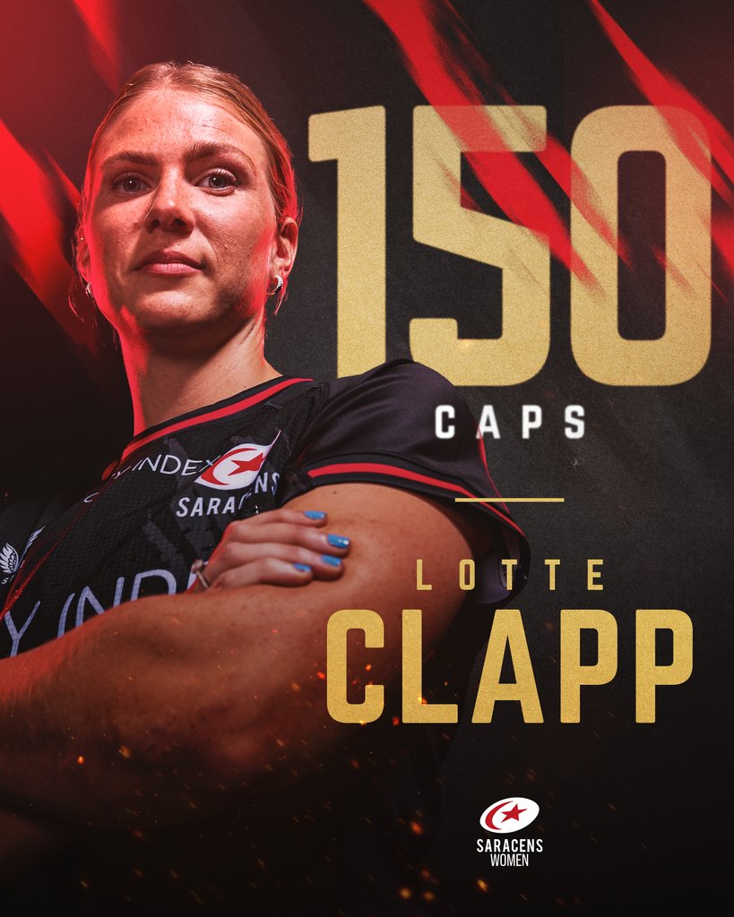 1️⃣5️⃣0️⃣ appearances in Sarries colours for our co-captain. 🫡 Leading by example on and off the pitch. 👏 #YourSaracens💫