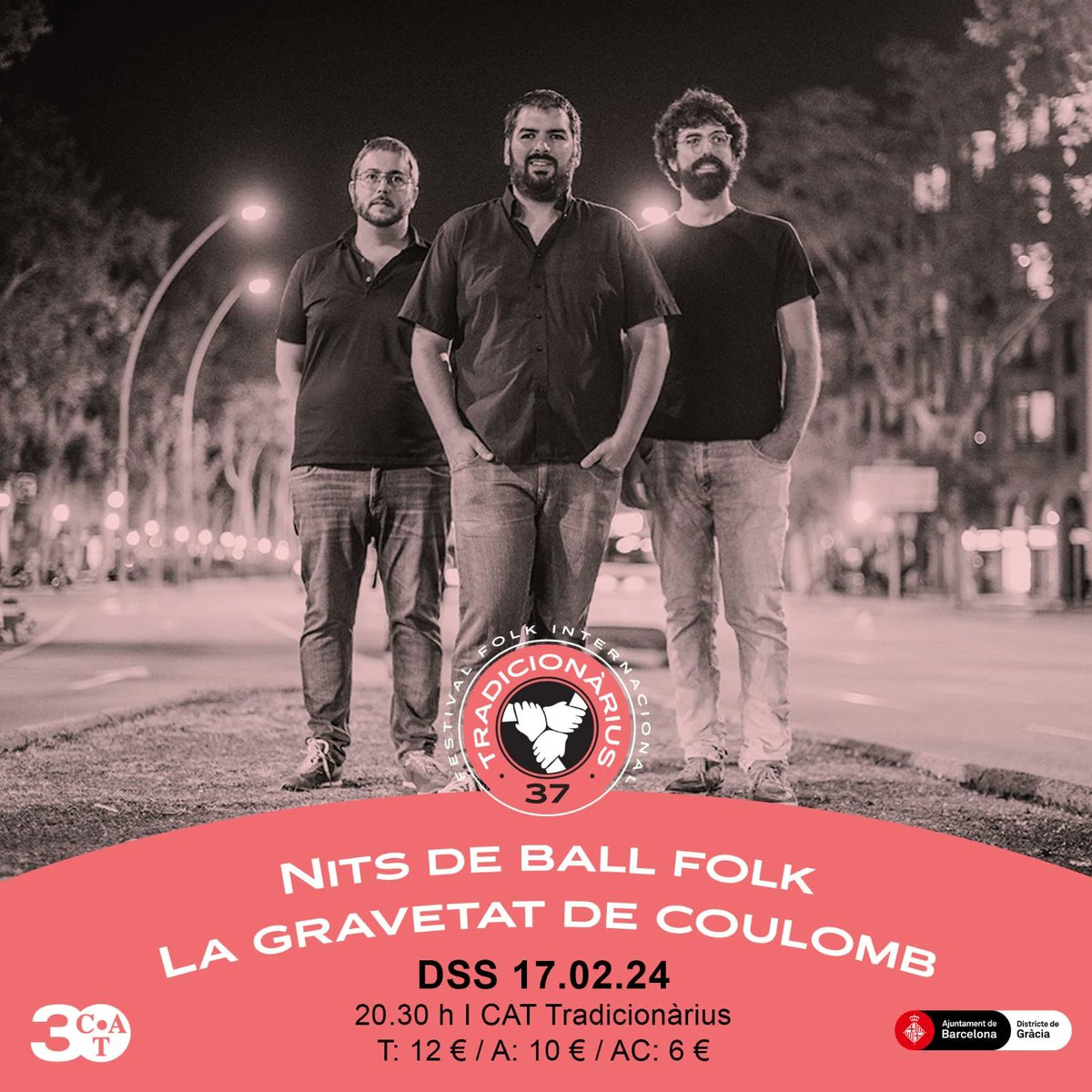 Avui, comença el <a href="/tradicionarius/">Tradicionàrius</a> i nosaltres hi tocarem a la inauguració i el 17 de febrer (compartint escenari amb Ciac Boum.