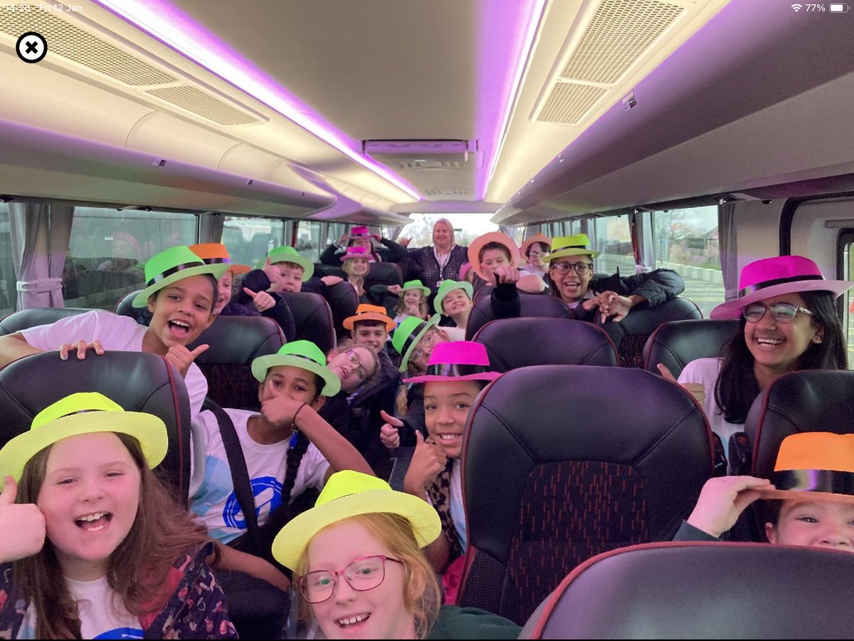 RavenhurstCP's tweet photo. We have arrived! We have our seats and we are ready to rehearse 🪩🎧🎼🎤💃🏽🕺🏼 #youngvoices2024 https://t.co/z0DVuYwCwB