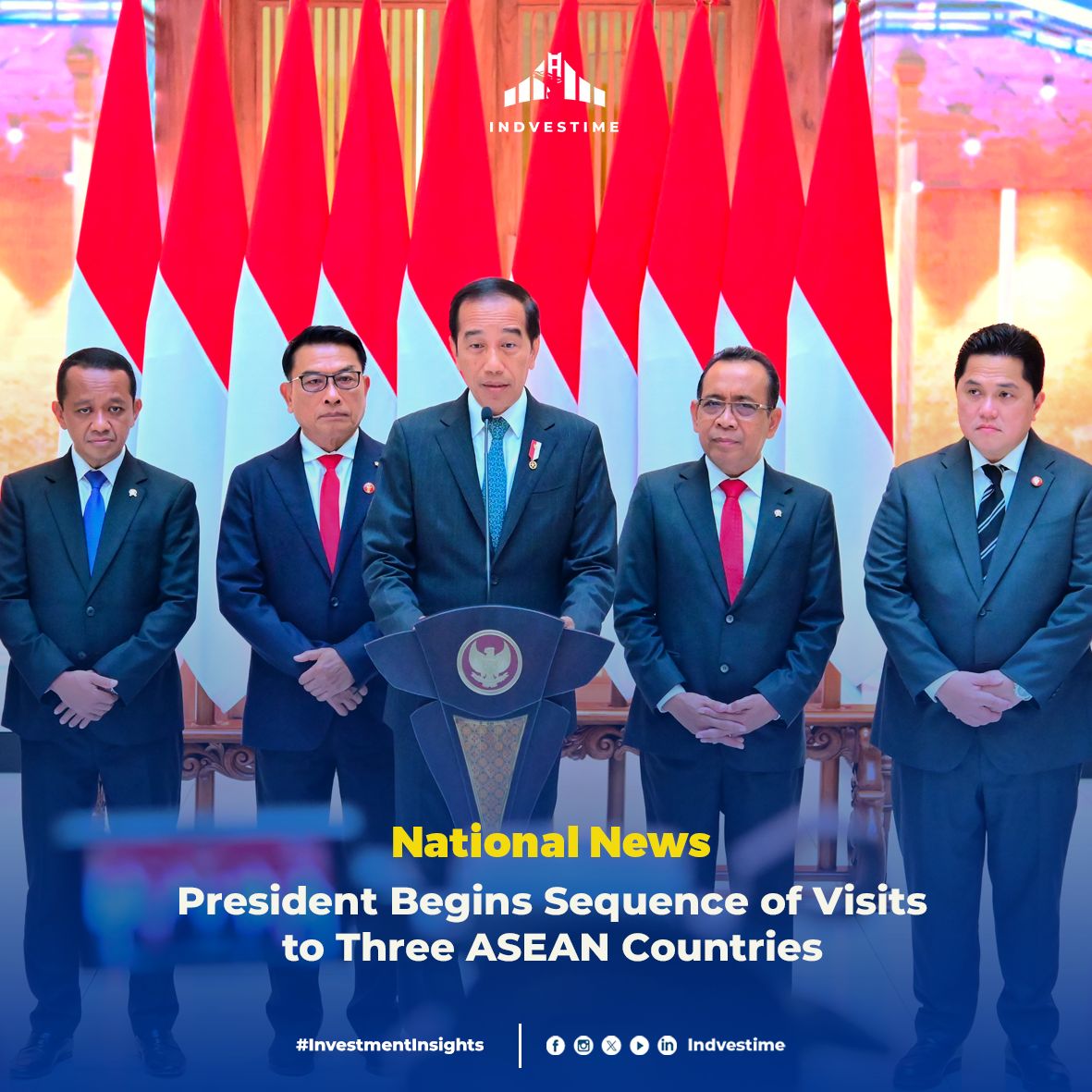 President Joko Widodo kicks off a diplomatic trip to strengthen ties in Southeast Asia! Excited to see the fruitful discussions and collaborations with Philippines, Vietnam, and Brunei. ASEAN unity in action! 🇮🇩🇵🇭🇻🇳🇧🇳 #DiplomaticMission #ASEANUnity #StrongerTogether