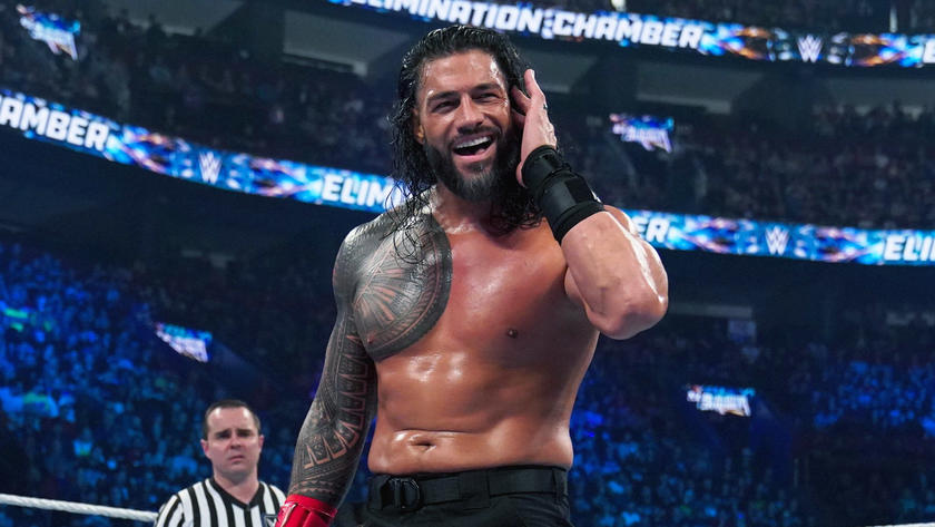 wrestlelamia's tweet image. REPORT: Roman Reigns Is NOT Working Elimination Chamber. 

There goes a match with The Rock...

READ MORE: wrestlelamia.com/news/report-ro…