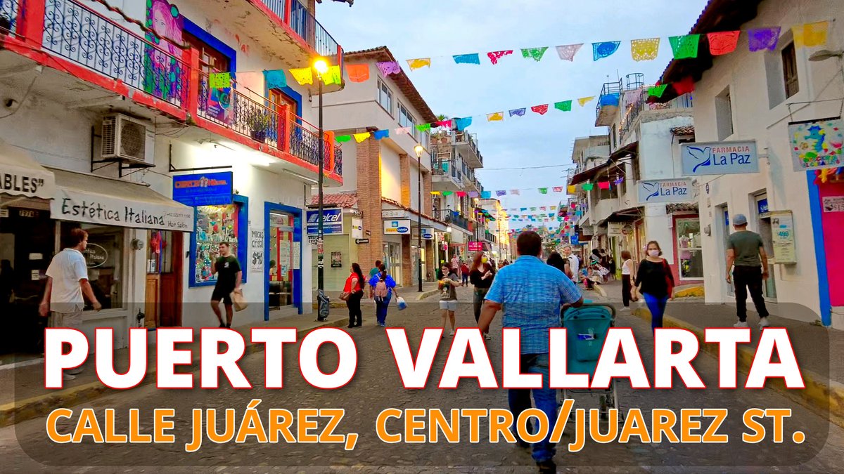 Paseo por Calle Juárez, Centro, Puerto Vallarta | Juarez Street Downtown #PuertoVallarta walking tour from Iturbide to 31 de Octubre youtu.be/PB02_7J1fRQ?si… via @YouTube #jalisco #mexico