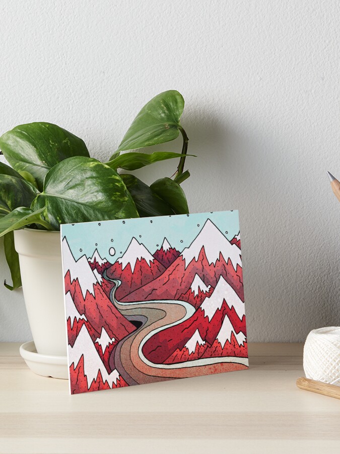 Swadetype's tweet photo. Red winter mountains 

Redbubble - https://t.co/g2vCBpF1Ex
TeePublic - https://t.co/IyBTkDMm6b

#river #mountains #landscape #wintermountain #stars #moon #illustration  #nature #abstract #findyourthing #redbubble #TeePublic #swadeart #swadeillustration #artoftheday #instagramart https://t.co/g9qIGSjf3o