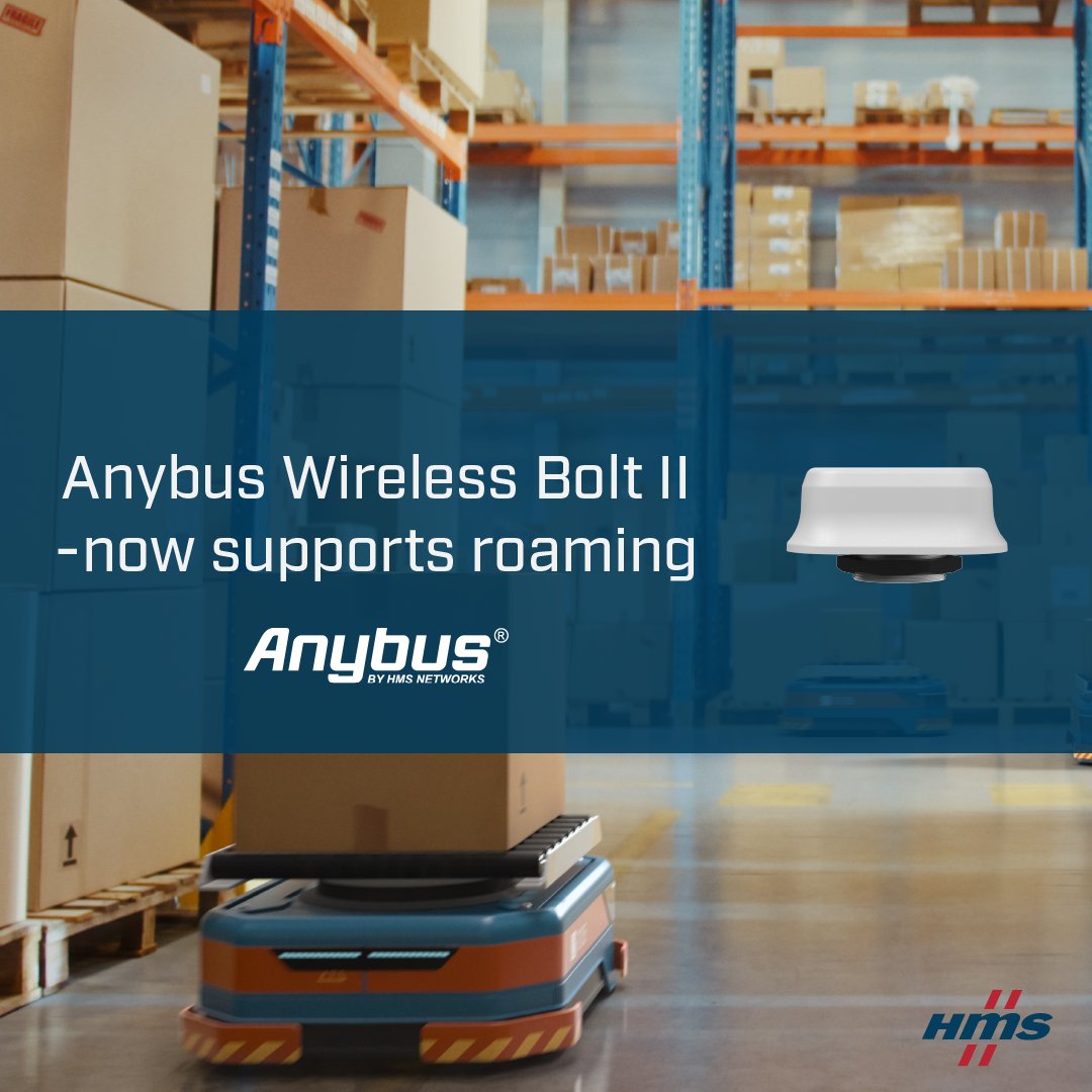 Did you know that the Anybus Wireless Bolt II now supports roaming? 🌐 Read all about it here: anybus.com/about-us/news/… #Anybus #Wireless #connectivity