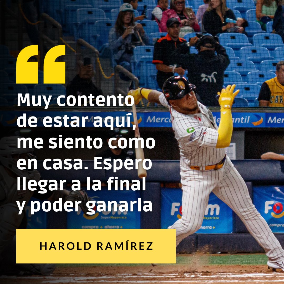 LiderEsDeporte's tweet photo. Harold Ramírez quiere ganar la #LVBP 🏆⚾️🇻🇪

📌 El colombiano de los Leones del Caracas confesó que se siente en casa y que vino a revalidar el campeonato del equipo capitalino 
.
🖥️ Lee la nota completa en nuestra página web https://t.co/8nty5i4NSZ
.
#HaroldRamirez
#BeisbolVenezolano
#RoundRobin
#LeonesdelCaracas
#Liderendeportes