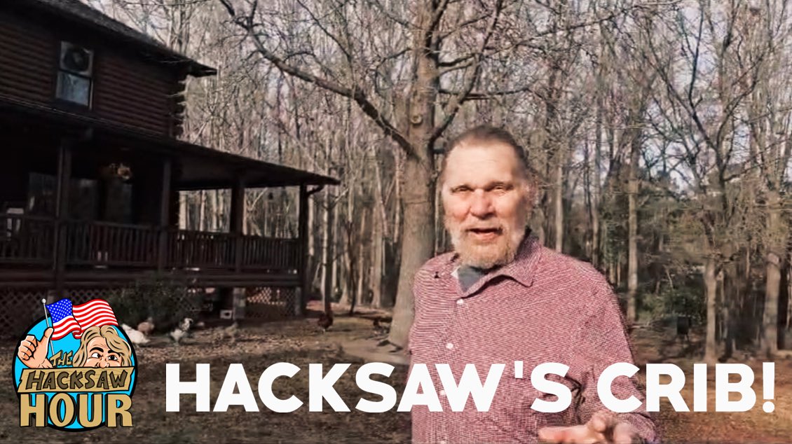 RealHacksawJim's tweet photo. Big news!

I’m officially on YouTube collaborating with the @TedDiBiasePod account! 

The first video featuring a tour of my house is up right now! Make sure to subscribe,TOUGH GUY!

https://t.co/sqZP59bHeU https://t.co/T4D3eevpDK