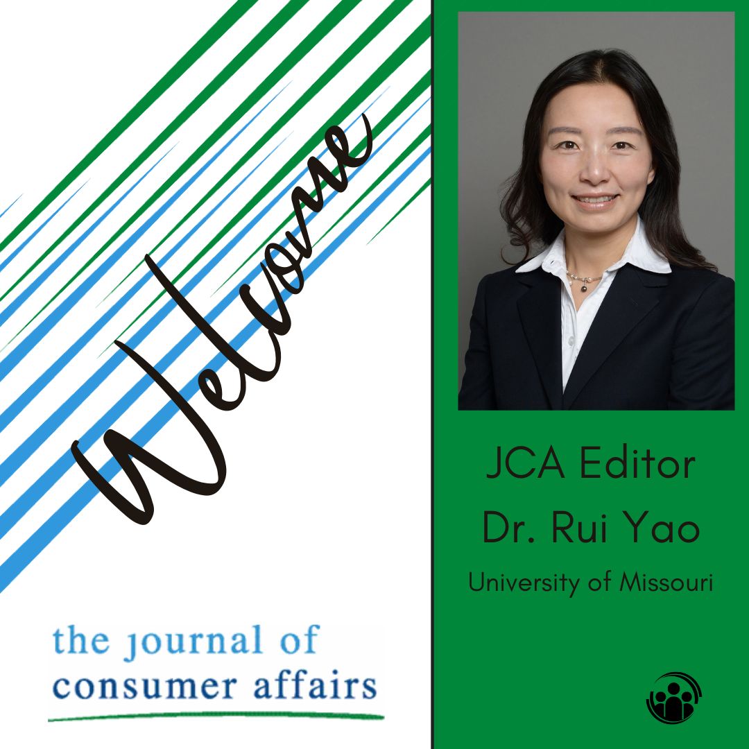 Welcome to our new Editor Dr. Rui Yao from the University of Missouri. Congratulations and welcome! DM us to contribute to JCA.