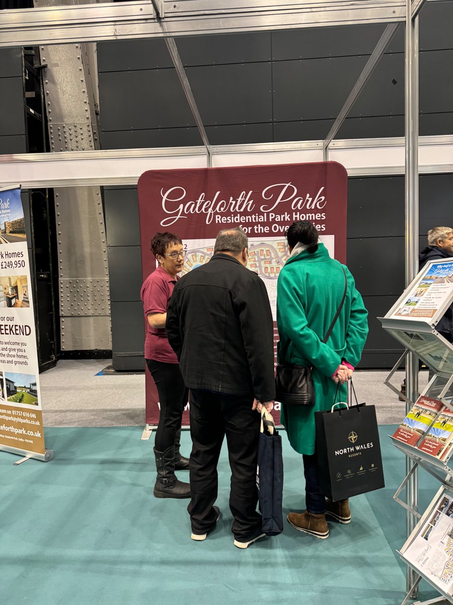 We’ve been busy on the stand today meeting lots of lovely show visitors and talking about the benefits of park home living! 😊

#parkhomeliving #residentialpark