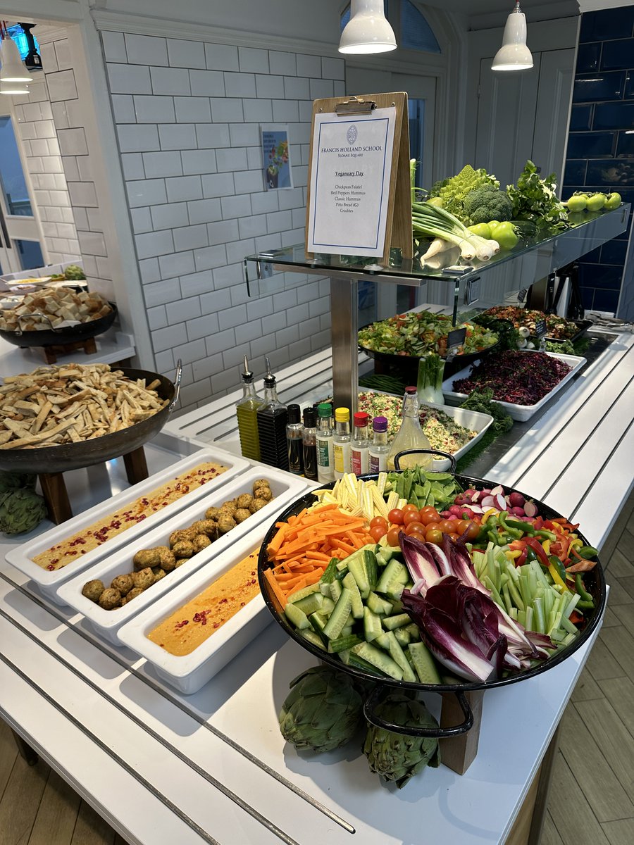 FHSSloaneSquare's tweet photo. We've gone plant-based! Today we celebrated Veganuary with an incredible vegan lunch from @AccentCatering! #Veganuary2024 #PlantBased #Sustainability https://t.co/GUtLpfdaZK