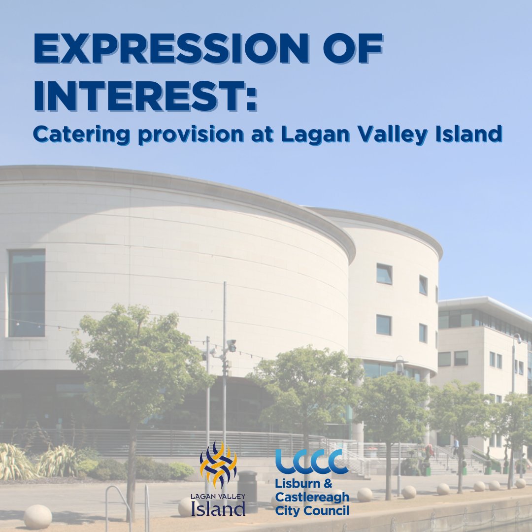 lisburnccc's tweet photo. 📣 We are seeking Expressions of Interest for catering provisions at Lagan Valley Island, Lisburn. 
ℹ️ All the info: https://t.co/cz0QILkcc2
✉️ Email any queries to andrew.hegan@lisburncastlereagh.gov.uk
⏰ Expressions of interest to be completed &amp; returned by 12pm, Tues 30/01/24 https://t.co/rBPbtEhVt3