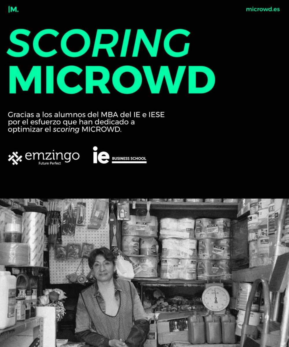 mi_crowd's tweet image. NUESTRO MODELO DE SCORING 🌿📈

Seleccionar a las emprendedoras más extraordinarias de cada comunidad es una tarea clave. Hoy compartimos contigo nuestro modelo de scoring.

📲Consulta el documento, aquí:

microwd.es/docs/es/downlo…

#microwd