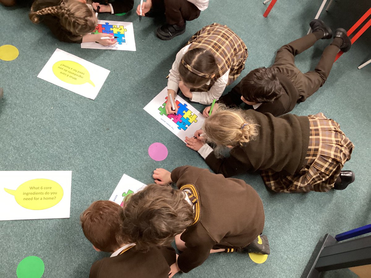 StHilarysRSPhil's tweet photo. Year 1 shared lots of ideas about their new #Philosofuns topic ‘Homes’. They talked about the shape of home & different ingredients needed for a home. #Philosophy @little_chatters @philos_backpack @StHilarysSchool @TeachP4C @SAPERE_P4C @philosophyteach @ThinkingBPA @TaffTykeC https://t.co/IfHnx30fkG