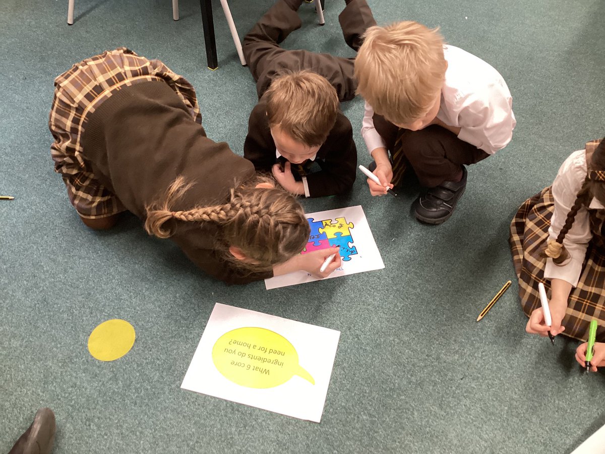 StHilarysRSPhil's tweet photo. Year 1 shared lots of ideas about their new #Philosofuns topic ‘Homes’. They talked about the shape of home & different ingredients needed for a home. #Philosophy @little_chatters @philos_backpack @StHilarysSchool @TeachP4C @SAPERE_P4C @philosophyteach @ThinkingBPA @TaffTykeC https://t.co/IfHnx30fkG