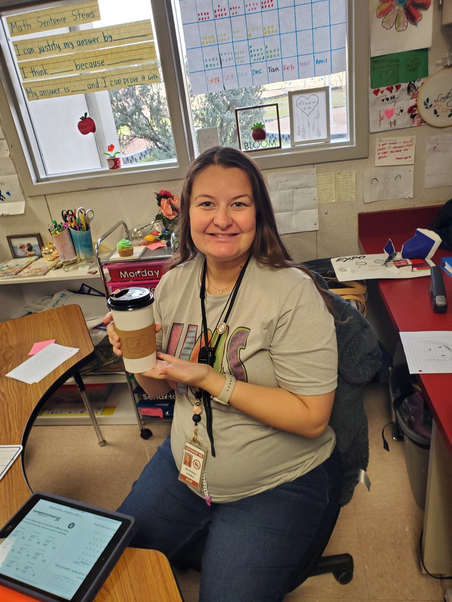 ErinNix8's tweet photo. Congrats to Ms. Ludwig and Ms. Acosta for winning the first Istation coffee giveaway of 2024! #navproud https://t.co/1TD2H0jiFi