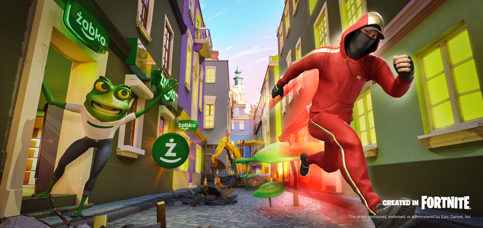 realtime_squad's tweet photo. We're excited to announce a major partnership in our StoryHunt Poznan project – a big thank you to
@ZabkaPolska for trusting us to enter the world of Fortnite! 🐸 

You can engage in this branded activation within the StoryHunt: Poznan map.  

Map link: https://t.co/C6ZNYpkcTo https://t.co/D3ZWPBMIgl