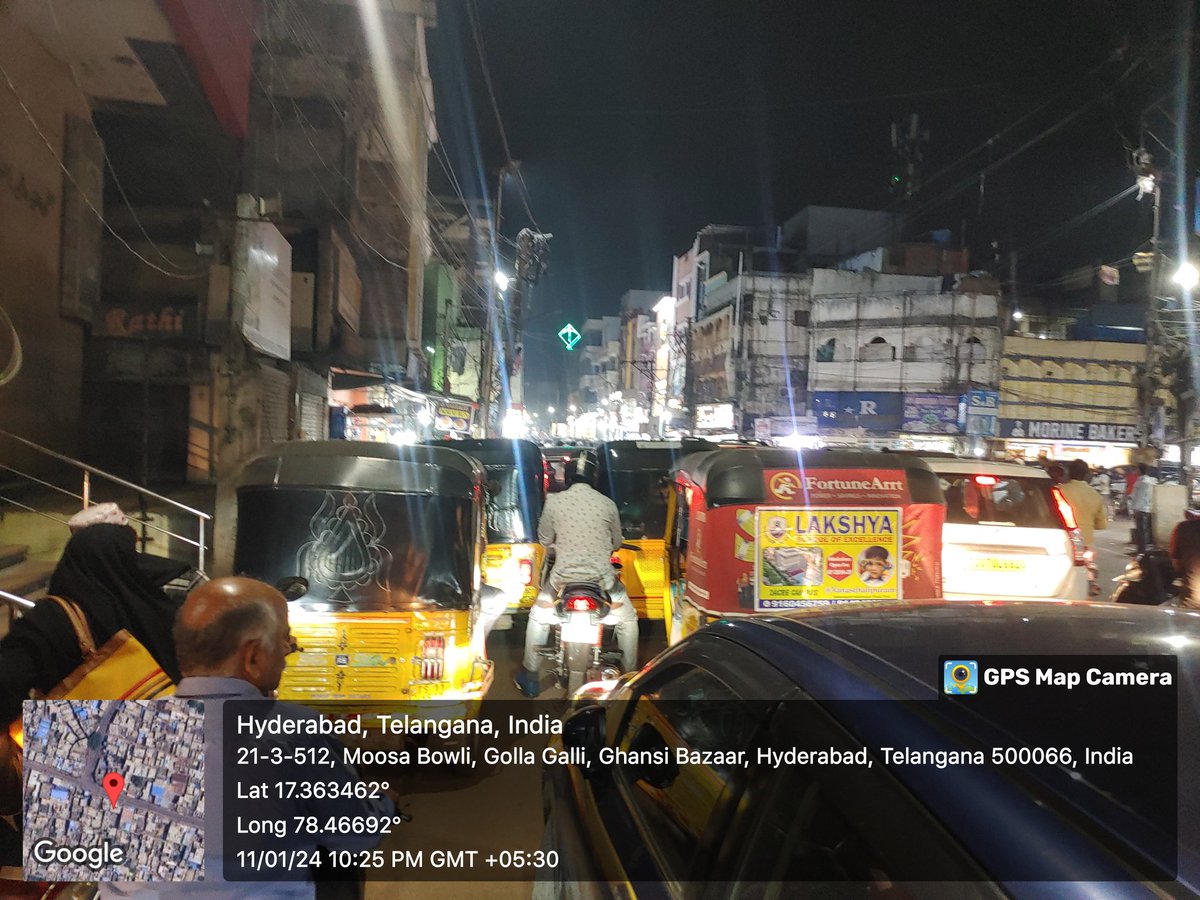 @asadowaisi @amjedmbt @AkbarOwaisi_MIM @revanth_anumula @ferozkhaninc Chowk to hussainialam rd is congested daily we face traffic jam Falaknuma to shah ali banda to khilwath- ladbazar-Chowk-hussainialam Falaknuma-shah ali banda-moghalpura-bibi bazar-miralam mandi Pls solve.