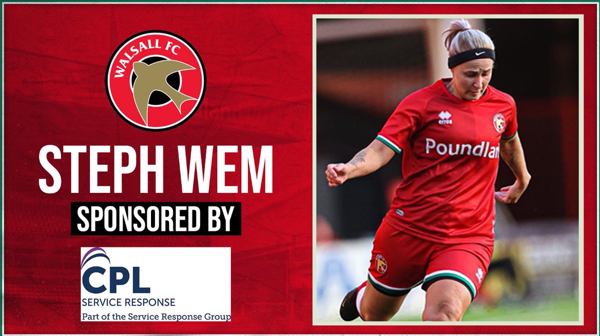 CPL Service Response (@cplgroup) on Twitter photo We are thrilled to announce that we are sponsoring <a href="/stephwem/">Steph π³οΈβπ</a> at <a href="/WalsallFCWomen/">Walsall FC Women</a> for the 2023/24 season ππ»β½οΈ
#FacilitiesManagement #CPLServiceResponse #Sponsor #Proud #LocalFootball #WalsallFCWomens We are thrilled to announce that we are sponsoring <a href="/stephwem/">Steph π³οΈβπ</a> at <a href="/WalsallFCWomen/">Walsall FC Women</a> for the 2023/24 season ππ»β½οΈ
#FacilitiesManagement #CPLServiceResponse #Sponsor #Proud #LocalFootball #WalsallFCWomens