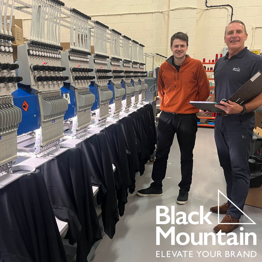 The lovely Ian and Lee with one of our 12-head embroidery machines in action! 

Speak to one of our expert team members today for your free bespoke embroidery quotation. ☺️

#embroidery #customworkwear #customclothing #customuniform