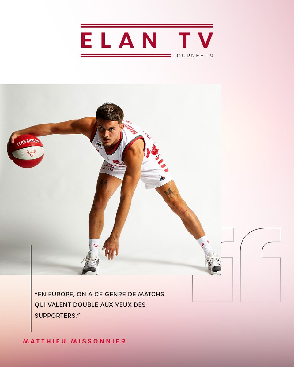 Elan TV avec Matthieu Missonnier ! 📺

Il avait loupé le derby en octobre dernier et espère prendre sa revanche dès demain avec comme première mission défendre le meneur Dijonnais, David Holston !

📽️ elanchalon.com/elan-tv-avec-m…

#RougeEtBlanc