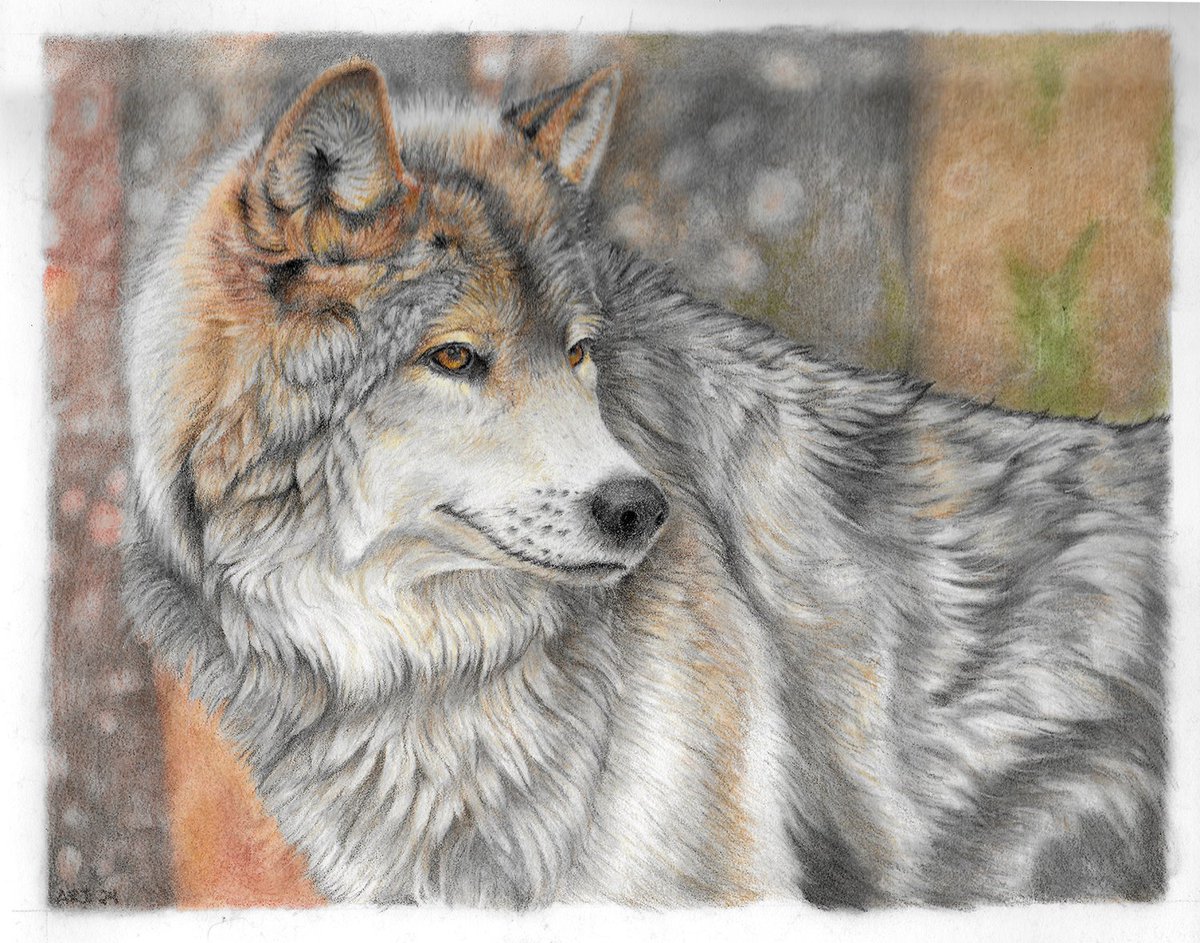 In celebration of being back, here's the most recent piece of art I completed!