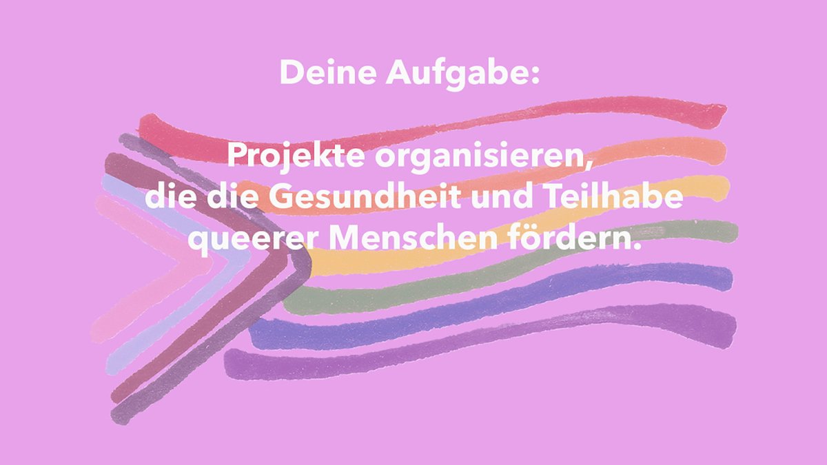HESSENISTGEIL's tweet photo. Hast Du Lust auf eine Veränderung und bist begeistert davon, Dich für Teilhabe und Gesundheit queerer Menschen einzusetzen? Dann könnte unsere Stellenausschreibung interessant für Dich sein. Bewerbungsfrist: 22.01. 
Details zur Ausschreibung: https://t.co/RgUUpRv1VG https://t.co/lX2ItIi042