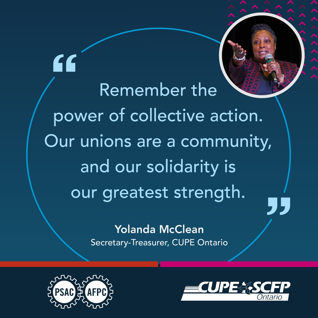 PSAC-AFPC (@psac_afpc) on Twitter photo CUPE Ontario Secretary-Treasurer Yolanda McClean <a href="/Yoequality/">Yolanda McClean</a> underscored the importance of coming together to build our movement at PSAC’s National Leadership Training in December. CUPE Ontario Secretary-Treasurer Yolanda McClean <a href="/Yoequality/">Yolanda McClean</a> underscored the importance of coming together to build our movement at PSAC’s National Leadership Training in December.