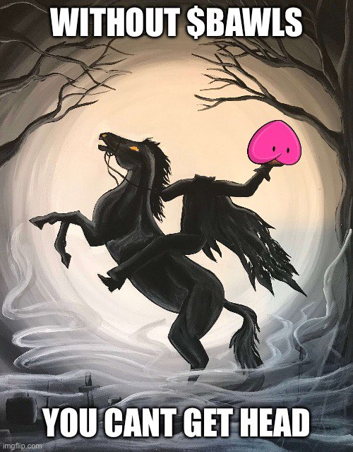 <a href="/Sarah_GreenOk/">Sarah Green</a> Bullish communities are nothing without their $BAWLS. Grab your sack, load it up with <a href="/BawlsOnu/">Bawls Onu</a> from <a href="/VaporDex/">VaporDEX🔺</a> , and lets ride this #memecoins to the #moon during this #BullMarket with our #diamondhands