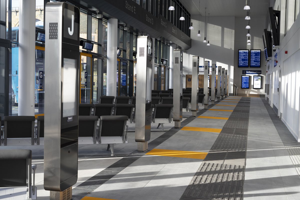 JeffersonSheard's tweet photo. Our latest Transport Scheme, Durham City’s new bus station, opened it’s doors to the public this week. The key drivers included the need to replace the outdated existing bus station facility with something welcoming, light, sustainable and safe 
Images courtesy of the Durham CC https://t.co/8KwptlzcOv