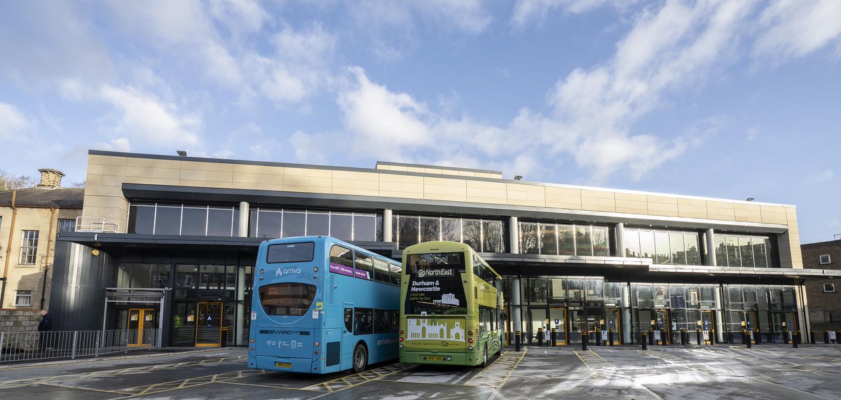 JeffersonSheard's tweet photo. Our latest Transport Scheme, Durham City’s new bus station, opened it’s doors to the public this week. The key drivers included the need to replace the outdated existing bus station facility with something welcoming, light, sustainable and safe 
Images courtesy of the Durham CC https://t.co/8KwptlzcOv
