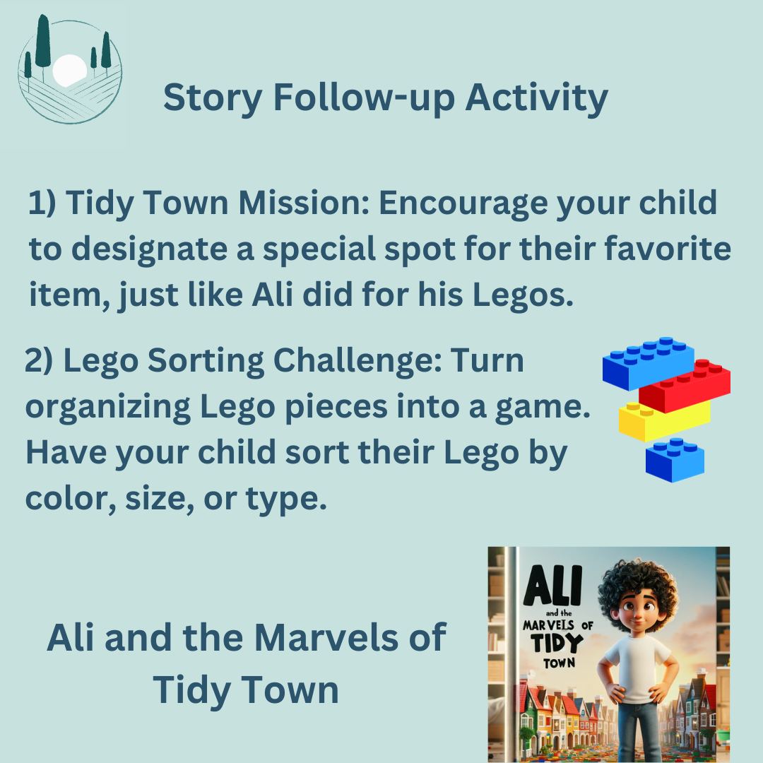 🖐️ Story Followup Activity: Ali and the Marvels of Tidy Town

🌱 Activities for Growth

🔗 Link to the story: illumnitales.net/ali-and-the-ma…

👀 Watch the story here: youtu.be/rZdUOrURUhU?si…

<a href="/LEGO_Group/">LEGO</a> #ParentingTips